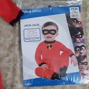Party city Halloween Jack Jack two piece costume.